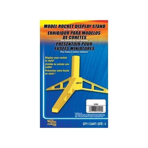 Estes Mini Engine Model Rocket Display Stand (3 pk) Model Rocket Accessory