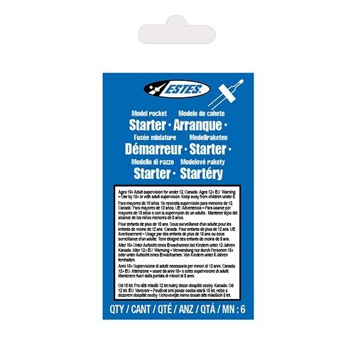 Estes Solar Starters (6 pk) Model Rocket Accessory