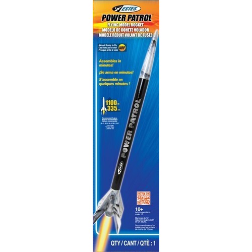 Estes Power Patrol (2) Beginner Model Rocket Kit (18mm Standard Engine)