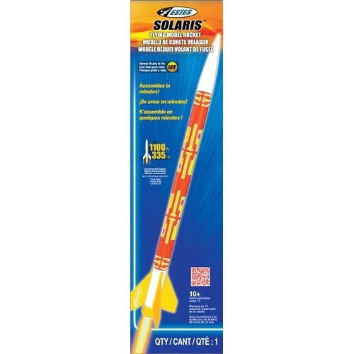 Estes Solaris (2) Beginner Model Rocket Kit (18mm Standard Engine)