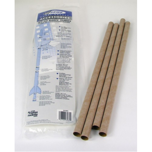 Estes BT-20 Body Tube (4 pk) Model Rocket Accessory