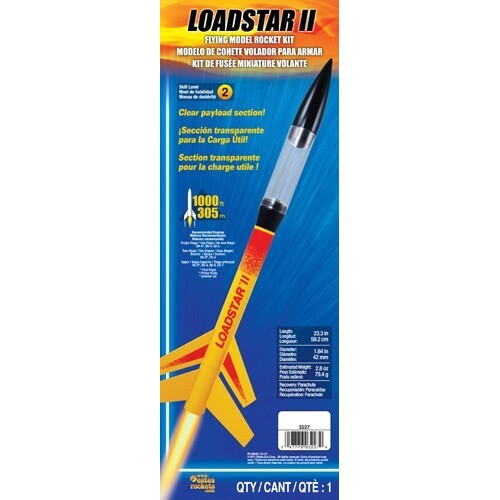 Estes Loadstar II (2 stage) Advanced Model Rocket Kit (18mm Standard Engine)