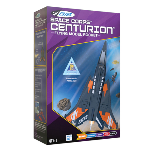 Estes Centurion Beginner Model Rocket Launch Set (18mm Standard Engine) [5324]