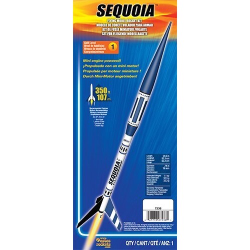 Estes Sequoia Intermediate Model Rocket Kit (13mm Mini Engine)