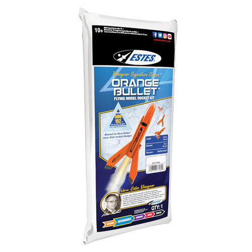 Estes Orange Bullet Intermediate Rocket Kit (18mm Standard Engine)