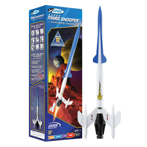 Estes The Super Mars Snooper (2) Expert Model Rocket Kit (24mm Engine) [7309]