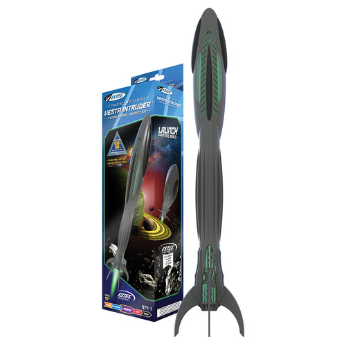 Estes Space Corps Vesta Intruder (2) Advanced Model Rocket Kit (24mm Engine) [7312]