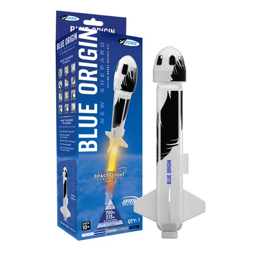 Estes Blue Origin New Shepard Intermediate Rocket Kit (18mm Standard Engine)