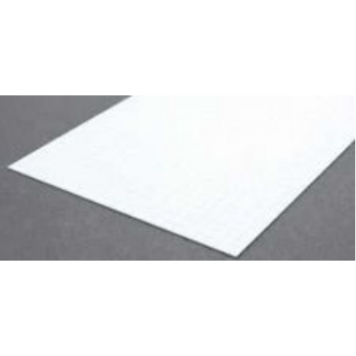 Evergreen White Polystyrene Sheet 0.125 x 12 x 24" / 3.2mm x 30cm x 61cm (2)