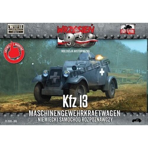 First To Fight 1/72 Kfz 13 Plastic Model Kit