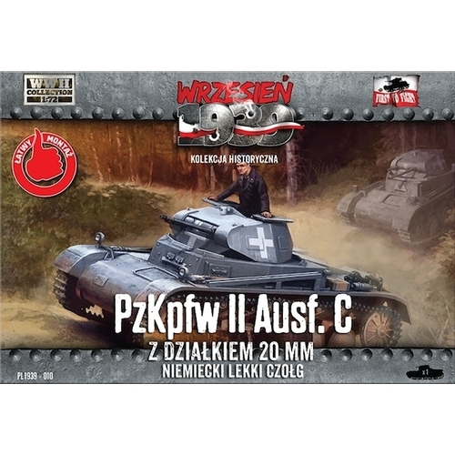 First To Fight 1/72 Pz.Kpfw. II Ausf.C w/20mm gun Plastic Model Kit