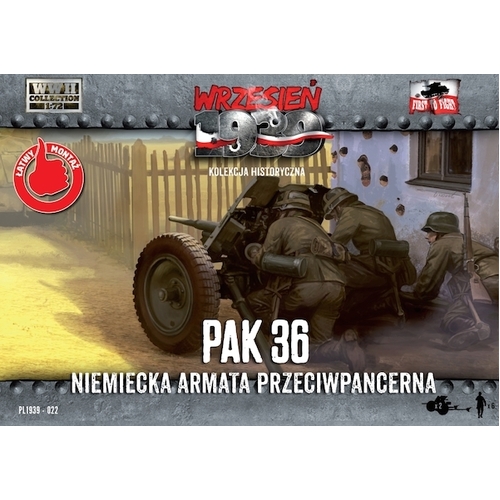 First To Fight 1/72 PAK 36 w/crew x 2 Plastic Model Kit