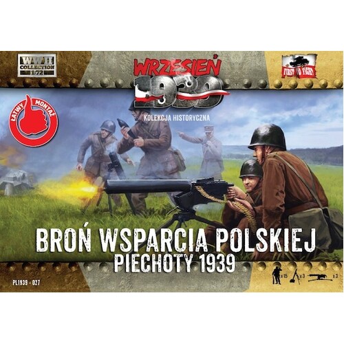 First To Fight 1/72 Polish infantry support weapons Plastic Model Kit