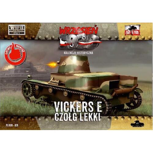 First To Fight 1/72 Vickers LIGHT TANK 1 Turret Plastic Model Kit