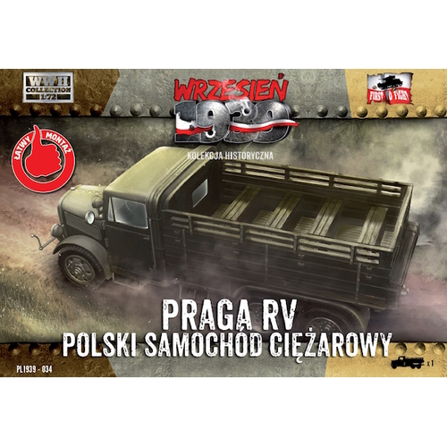 First To Fight 1/72 PRAGA RV - Polish truck Plastic Model Kit