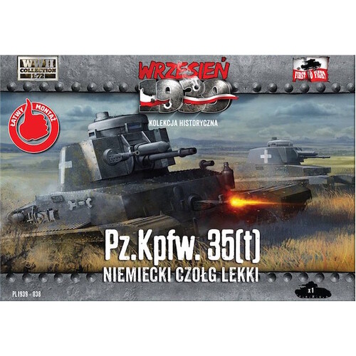 First To Fight 1/72 Pz.Kpfw. 35 (t) German Light Tank Plastic Model Kit