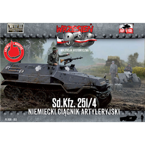 First To Fight 1/72 SdKfz 251/4 German Half-track Plastic Model Kit