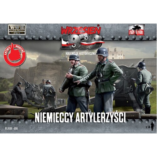 First To Fight 1/72 German Artillery crew Plastic Model Kit