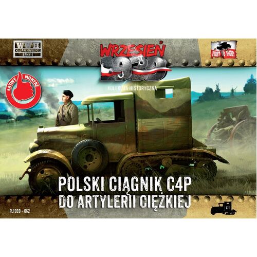 First To Fight 1/72 C4P Polish Heavy Artillery Tractor Plastic Model Kit