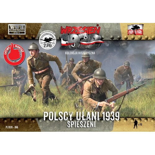 First To Fight 1/72 Polish Uhlans on foot Plastic Model Kit