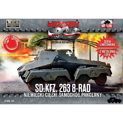 First To Fight 1/72 Sd.Kfz 263 8-RAD - German heavy armoured car (with metal barrel)