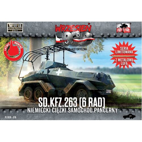 First To Fight 1/72 Pz.Kfz.263 6-RAD Plastic Model Kit