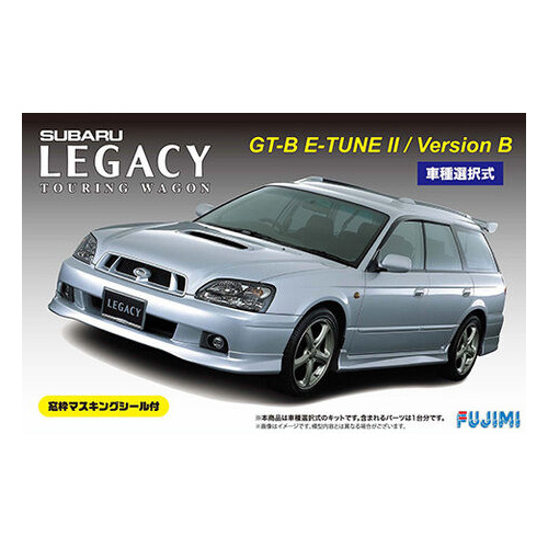 Fujimi 1/24 Subaru Legacy Touring Wagon GT-B E-tuneII / Version B w/Window Frame Masking (ID-77) Plastic Model Kit