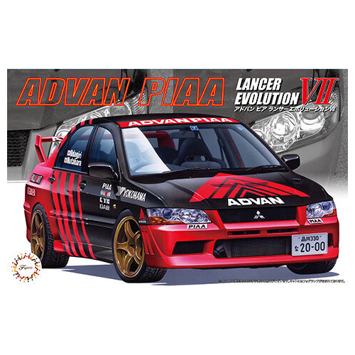 Fujimi 1/24 Advan-Piaa Mitsubishi Lancer Evolution VII [ID-307] Plastic Model Kit