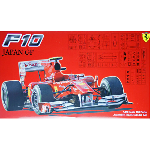 Fujimi 1/20 Ferrari F10 Japan GP (GP-32) Plastic Model Kit