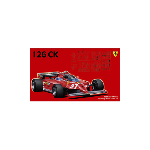 Fujimi 1/20 Ferrari 126CK 1981 (GP-4) Plastic Model Kit [09196]