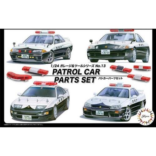 Fujimi 1/24 Police Car Parts Set (GT-13) Plastic Model Kit