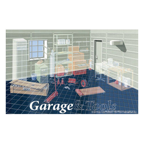 Fujimi 1/24 Garage (Accessory) [GT-1] Plastic Model Kit