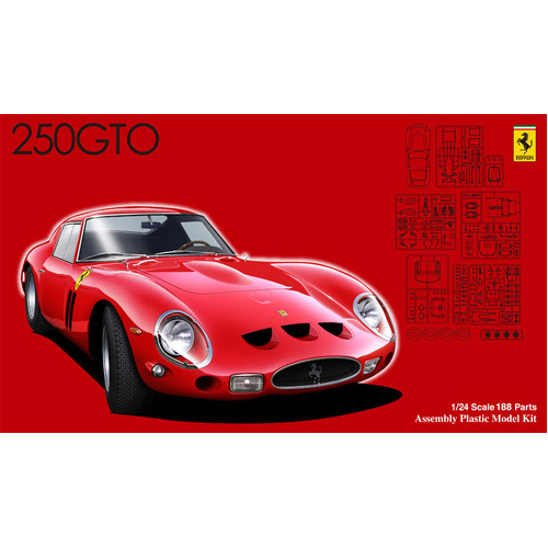 Fujimi 1/24 Ferrari 250 GTO (RS-35) Plastic Model Kit [12337]