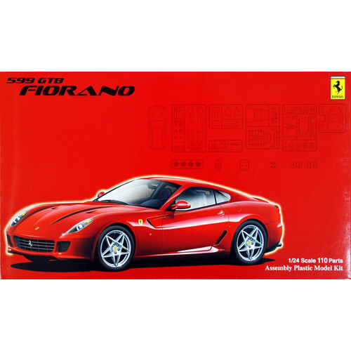 Fujimi 1/24 Ferrari 599GTB with Etching Parts (FR-12) Plastic Model Kit