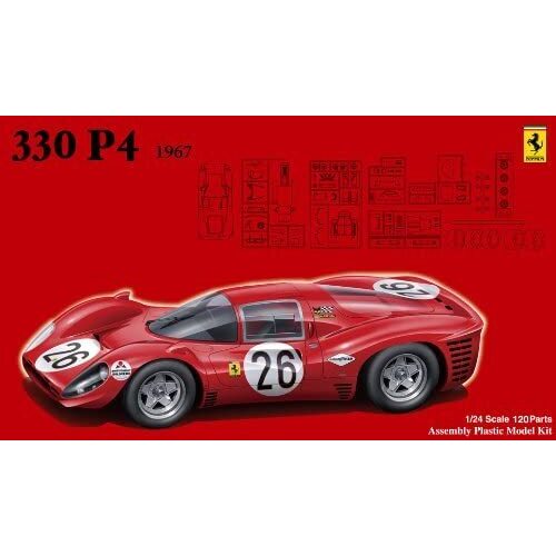 Fujimi 1/24 Ferrari 330P4 (RS-48) Plastic Model Kit [12575]