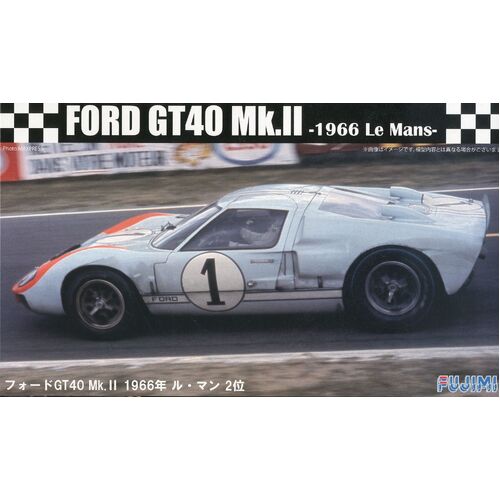 Fujimi 1/24 Ford GT40 Mk-II `66 LeMans 2nd (RS-32) Plastic Model Kit