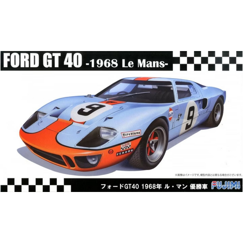 Fujimi 1/24 Ford GT40 '68 LeMans Winner (RS-97) Plastic Model Kit [12605]