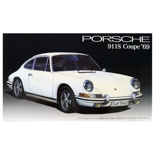 Fujimi 1/24 Porsche 911S Coupe `69 (RS-122) Plastic Model Kit