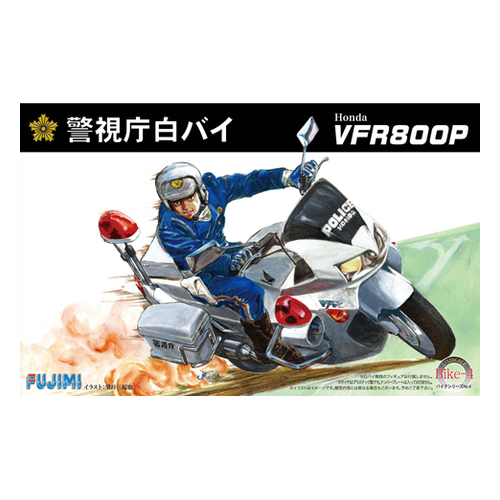 Fujimi 1/12 Honda VFR800P Motorcycle Police (Bike-No4) Plastic Model Kit [14165]