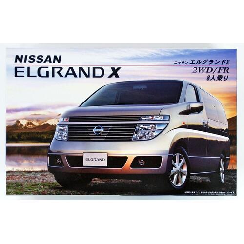 Fujimi 1/24 Nissan New Elgrand "X" FR/2WD 8 persons (ID-68) Plastic Model Kit [18749]