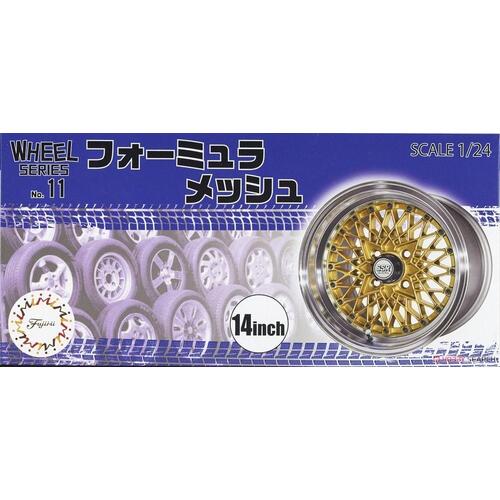 Fujimi 1/24 Volk Mesh 14inch (Wheel-11) Plastic Model Kit