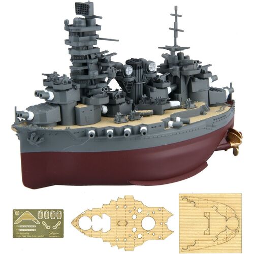 Fujimi Qstyle Chibimaru Ship Fuso (w/Photo-Etched Parts & Wood Deck Seal) (Qstyle No30 EX-3)