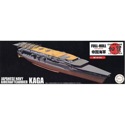 Fujimi 1/700 IJN Aircraft Carrier Kaga Three Flight Deck Full Hull (KG-33) Plastic Model Kit [45155]