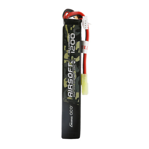 Gens Ace 3S Airsoft 1200mAh 11.1V 25C Soft Case LiPo Battery (Tamiya)