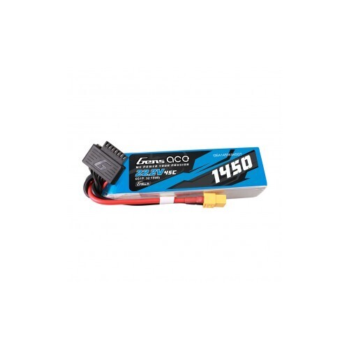 Gens Ace G-Tech 6S 1450mAh 45C 22.2V Soft Pack Lipo Battery (XT60)