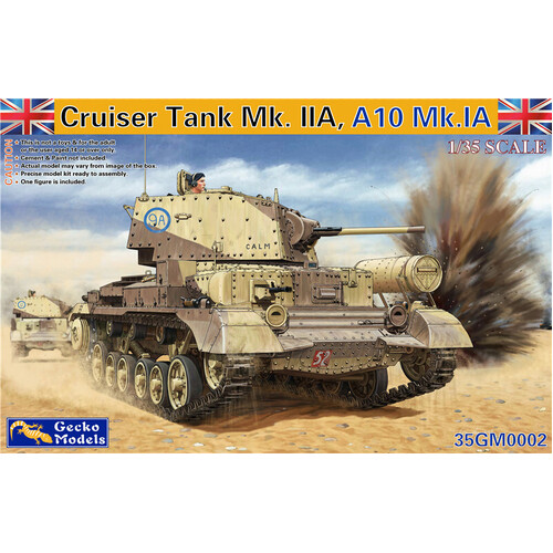 Gecko 1/35 Cruiser Tank Mk. IIA, A10 Mk. IA Plastic Model Kit