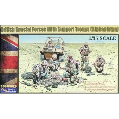 Gecko 1/35 British Special Forces with Support Troops (Afghanistan) Plastic Model Kit