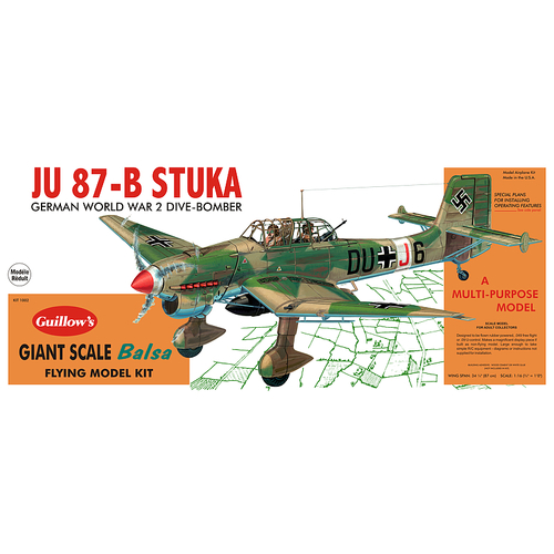 Guillow's Stuka Balsa Plane Model Kit