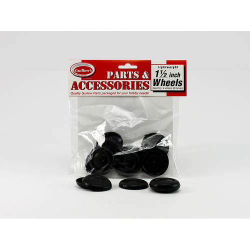 Guillow's 1½” Plastic Half Wheel (8½ wheels) Accessories Pack