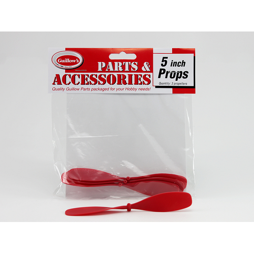 Guillow's 5” Plastic Propeller (3 propellers) Accessories Pack